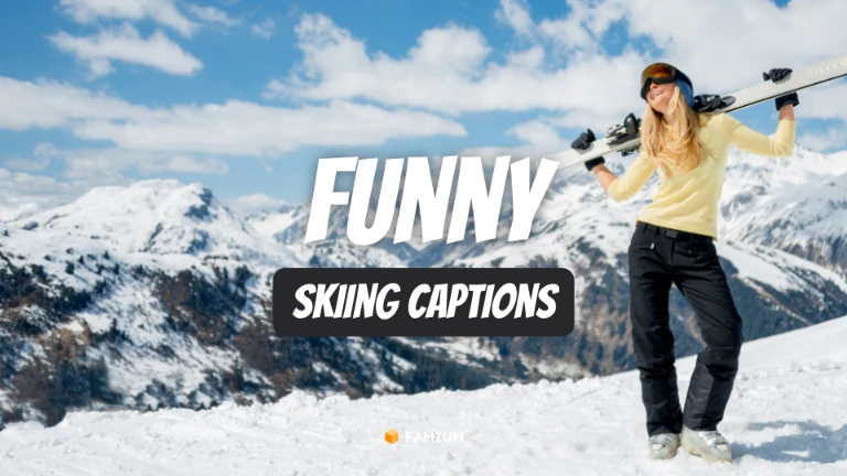 Funny Skiing Captions for Instagram